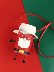 Handmade Cute Santa Claus Crossbody Bag