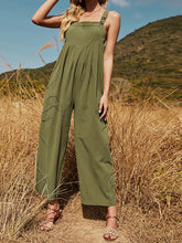 Solid Sleeveless Summer Casual Jumpsuit