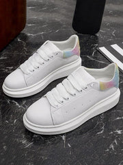 Glitter Contrast Color Spliced Casual Shoes