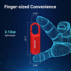 xCool Portable Smart USB Rechargeable Fingerprint Padlock