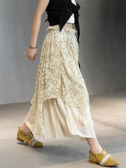 Tie-Dyed Irregular Jacquard Skirts