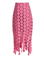 Urban Irregularity Tasseled Embroidered Skirts