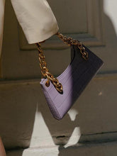 Vintage Crocodile Grain Chain Bag