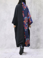 Splicing Collision Color Casual Loose Dress