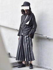 Splicing Contrast Color Pocket Shirt