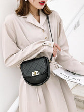 Plain Rhombic Semi-Circular Saddle Bag