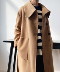 Women Lapel Thick Casual Coat
