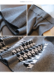 Women Sweater Wide Leg Pants Suit