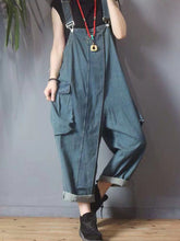 Retro Loose Pocket Jumpsuit