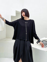 Round Neck Solid Color T-Shirt Tops