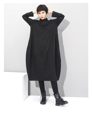 Women Personality Stitching Irregular Dress