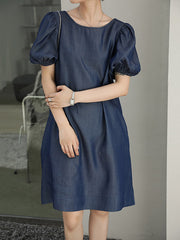 Original Bishop Sleeve Elasticity Waist Dress