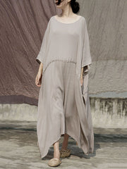 Original Drawstring Elasticity Waist Dress