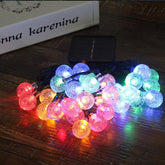 String Light LED Crystal Ball Waterproof Fairy Lighting for Garden Home Landscape Holiday Decoration