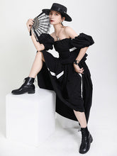 Original Bishop Sleeve Elasticity Waist Four Pieces Suit