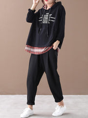 Casual False-two Hoodie
