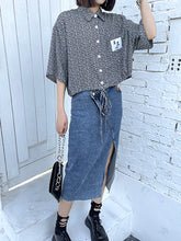 Summer Printed Loose Short Blouse