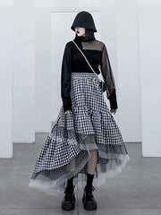 Original Irregularity A-Line Gauze Skirt