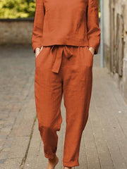 Casual Solid Color Long Sleeve Suit