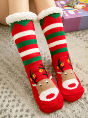 Lovely Christmas Jacquard Warmer Knitted Slipper Sock