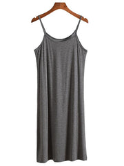 Loose Solid Color Comfortable Sleeveless Pajamas