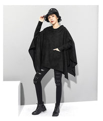 Women Hooded Loose Casual Coat