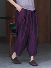 Elastic Strap Loose Wide-leg Pants