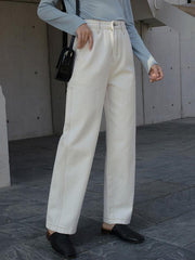 Empire Loose Straight Leg Pants