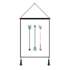 Bow & Arrow Geometric Printed Wall Hanging Decoration