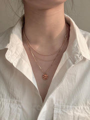 Original Multi Layer Wafer Necklace