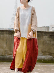 White Fringed Cotton T-shirt