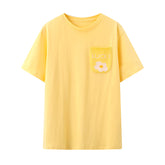 Loose Lucky Printed Short Sleeve T-Shirt