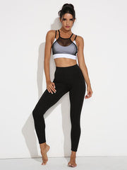 BLACK&WHITE Contrast Color Sports Bra