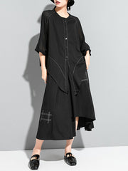 Women Stitching Bow Loose Loose T-Shirt