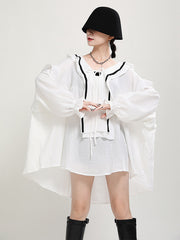 Long Sleeves Loose Casual Dress