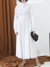 Women Retro Stand Collar Dress