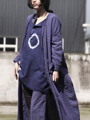 Loose Vintage Printed Ninth Sleeve T-Shirt