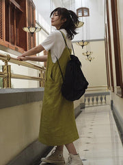 Casual Linen Slip Dress