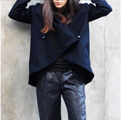 Hooded Plus Size Loose Sweatshirt