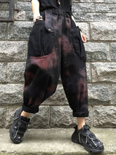 Personalized Dyeing Letter Jeans