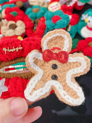 Women Cartoon Snowman Elk Hair Clip