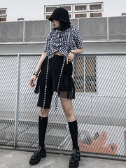 Original Irregularity Wide Leg Gauze Shorts