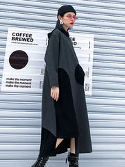 Split-Joint Hooded Cropped Midi Dress