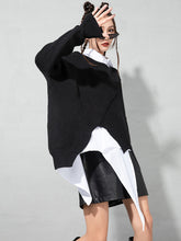 Loose And Irregular Stitching Sweater