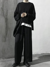 Fashion Solid Wide Leg Pants