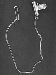 Metal Clip Punk Hip Hop Waist Chain Brooch Accessories