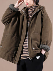 Winter Hooded Thicken Outwear