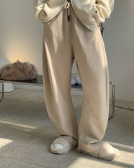 Simple Rope Loose Casual Pants