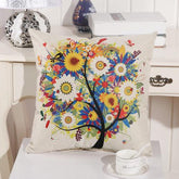 Trees Pattern Square Pillow Case
