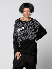 Letter Print Loose T-Shirt